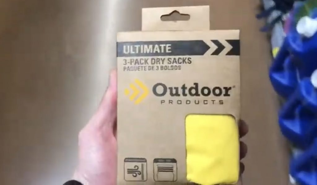 Dry sacks for backpacking