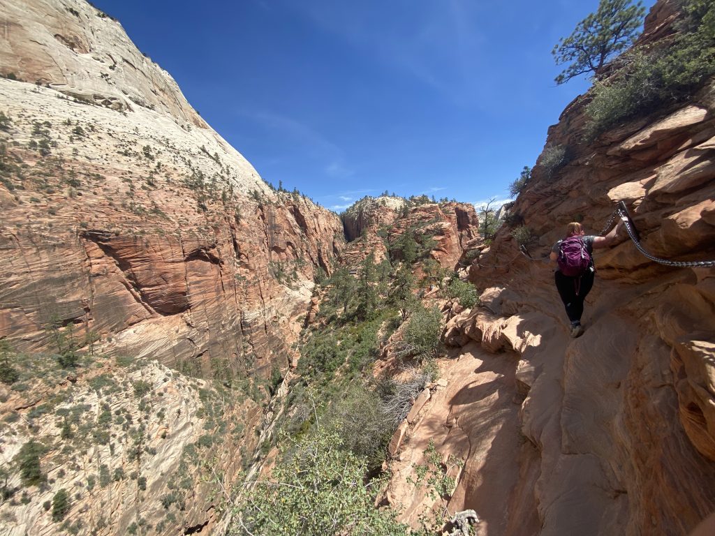 Hiking angels landing