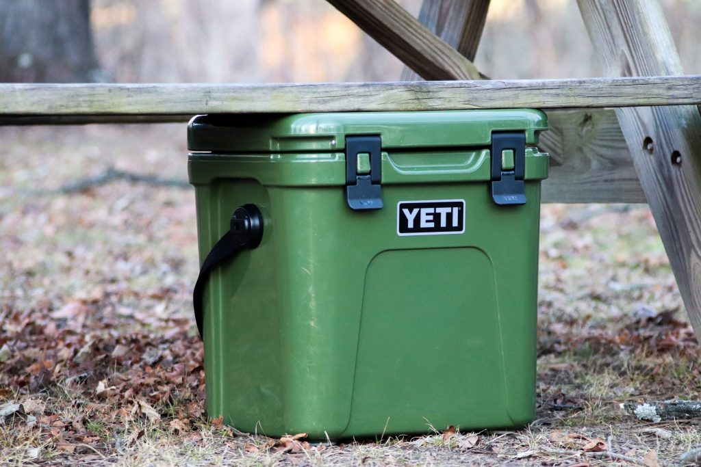 Yeti cooler to protect against raccoons