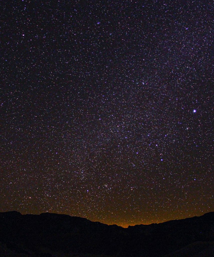 Milky Way at Zabriskie Point in Death Valley