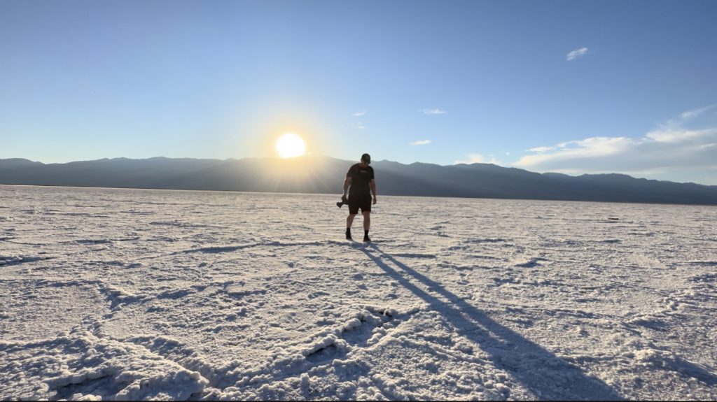 Badwater Salt Flats in Death Valley