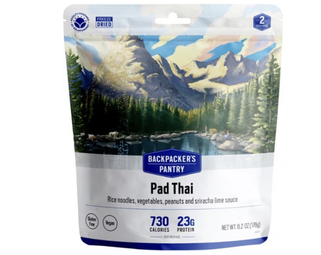 Backpackers pantry dehydrated meals